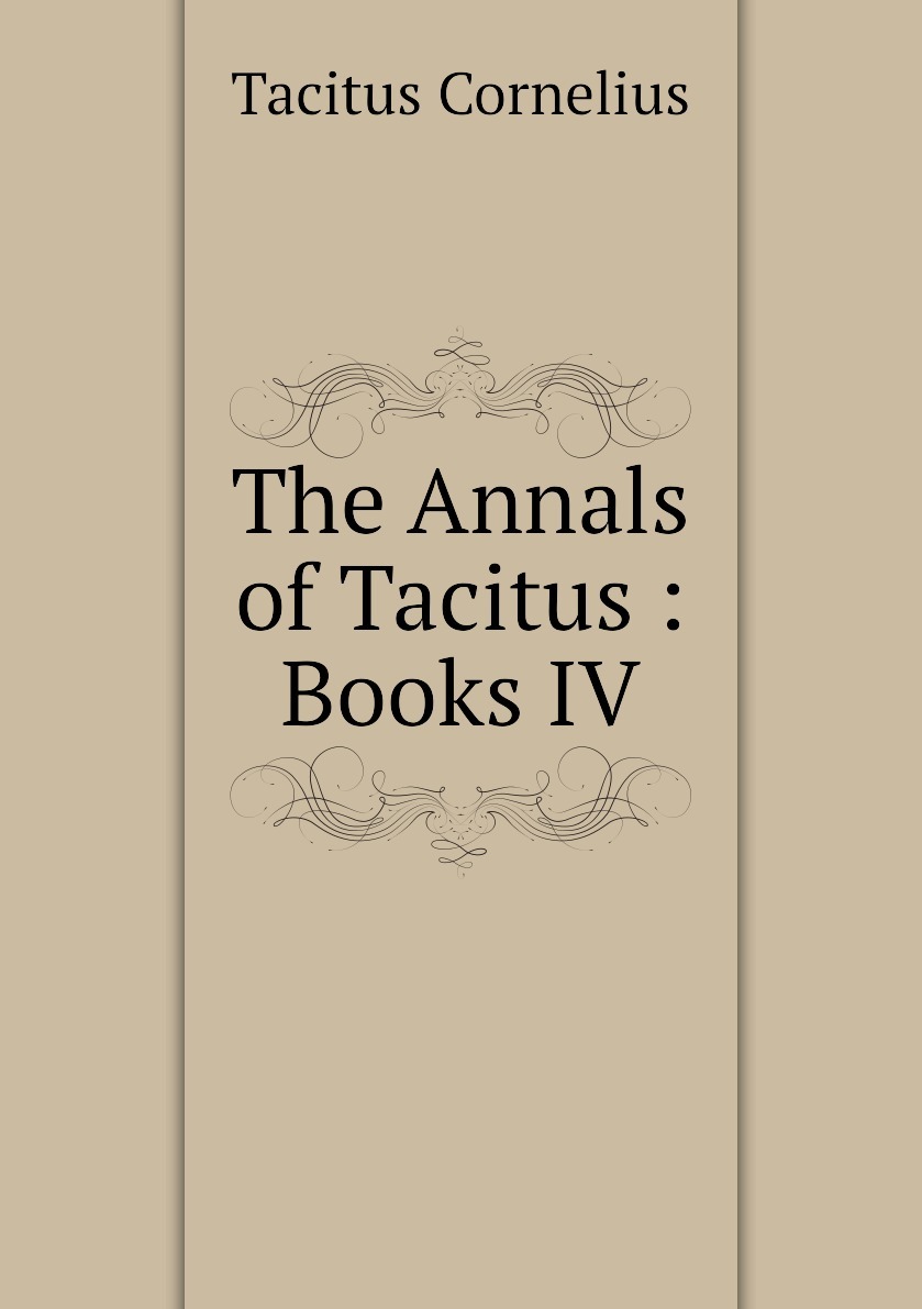 После глава 4 книга. Tacitus' Annals.