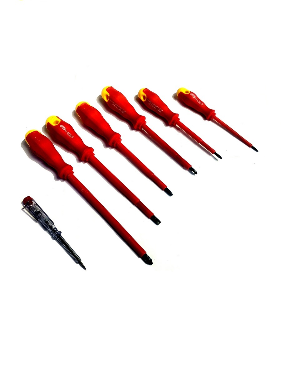 Набор диэлектрических отверток до 1000В, 7 штук - купить в интернет ...