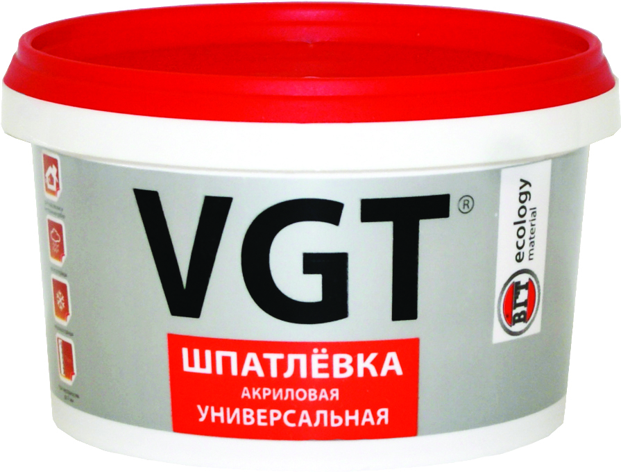 Шпаклевка vgt акриловая универсальная характеристики