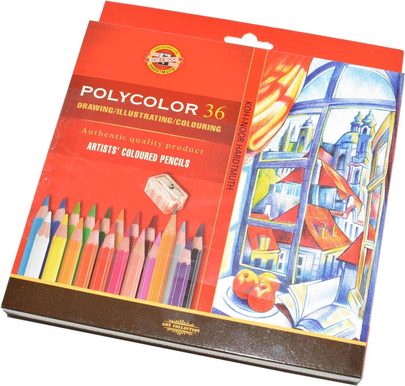 Карандаши цветные 36 цветов KOH-I-NOOR Polycolor художественные в ...
