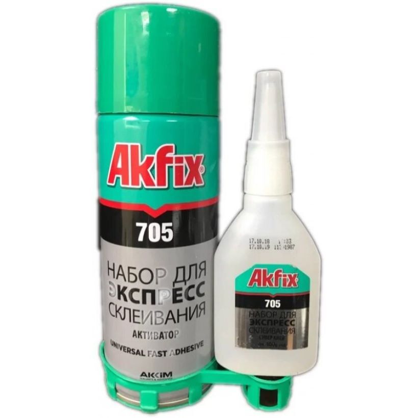 Akfix клей купить. Набор для экспресс склеивания Akfix 705 65 гр+200 мл. Akfix 705 100гр. Клей двухкомпонентный Akfix 705. Двухкомпонентный клей Акфикс 705.