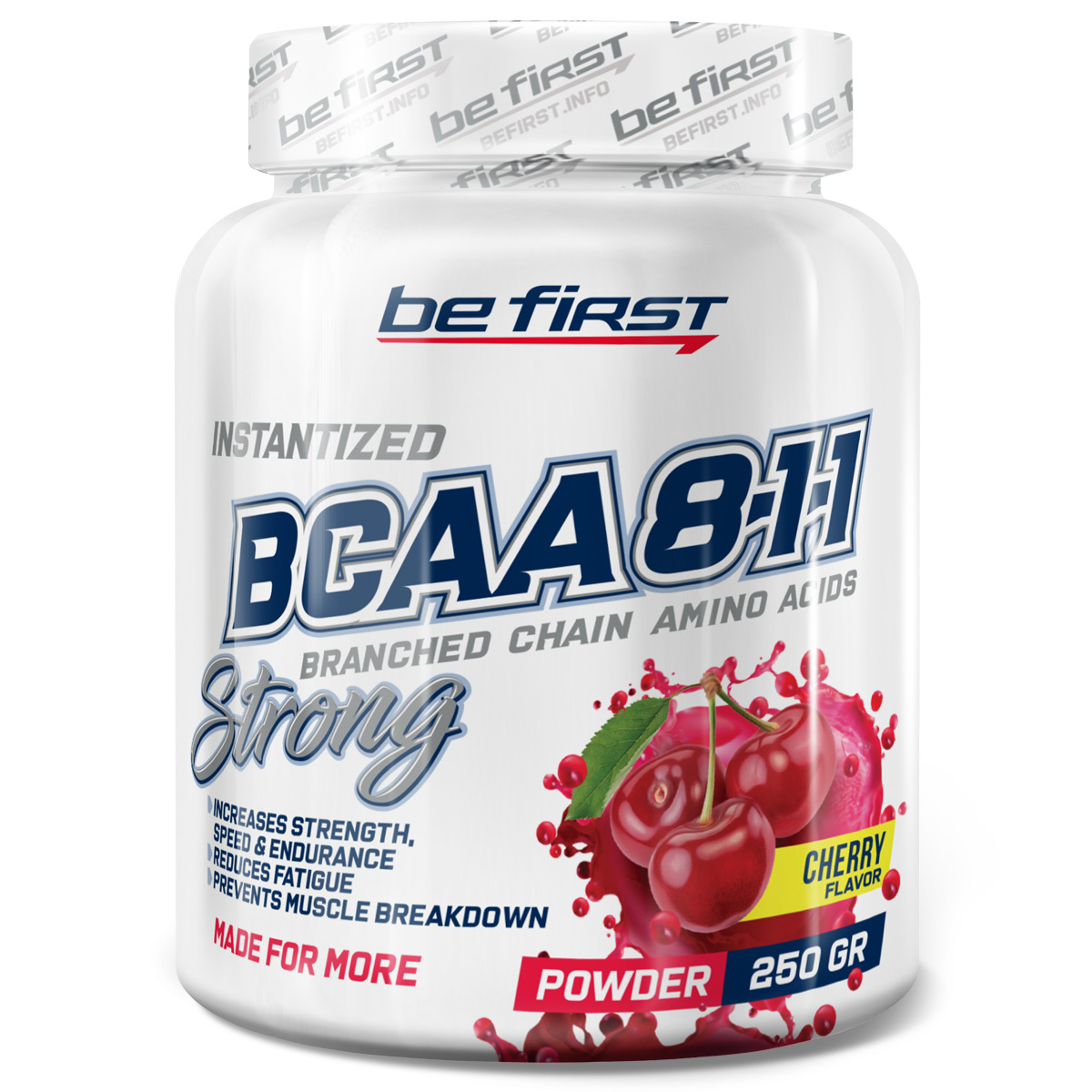 Аминокислоты БЦАА порошок Be First BCAA 8:1:1 Instantized Powder 250 гр,  вишня - купить с доставкой по выгодным ценам в интернет-магазине OZON  (272314020)