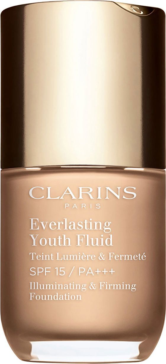 Clarins Everlasting Youth Fluid Устойчивый тональный флюид с омолаживающим действием SPF 15, 105 nude, 30 мл