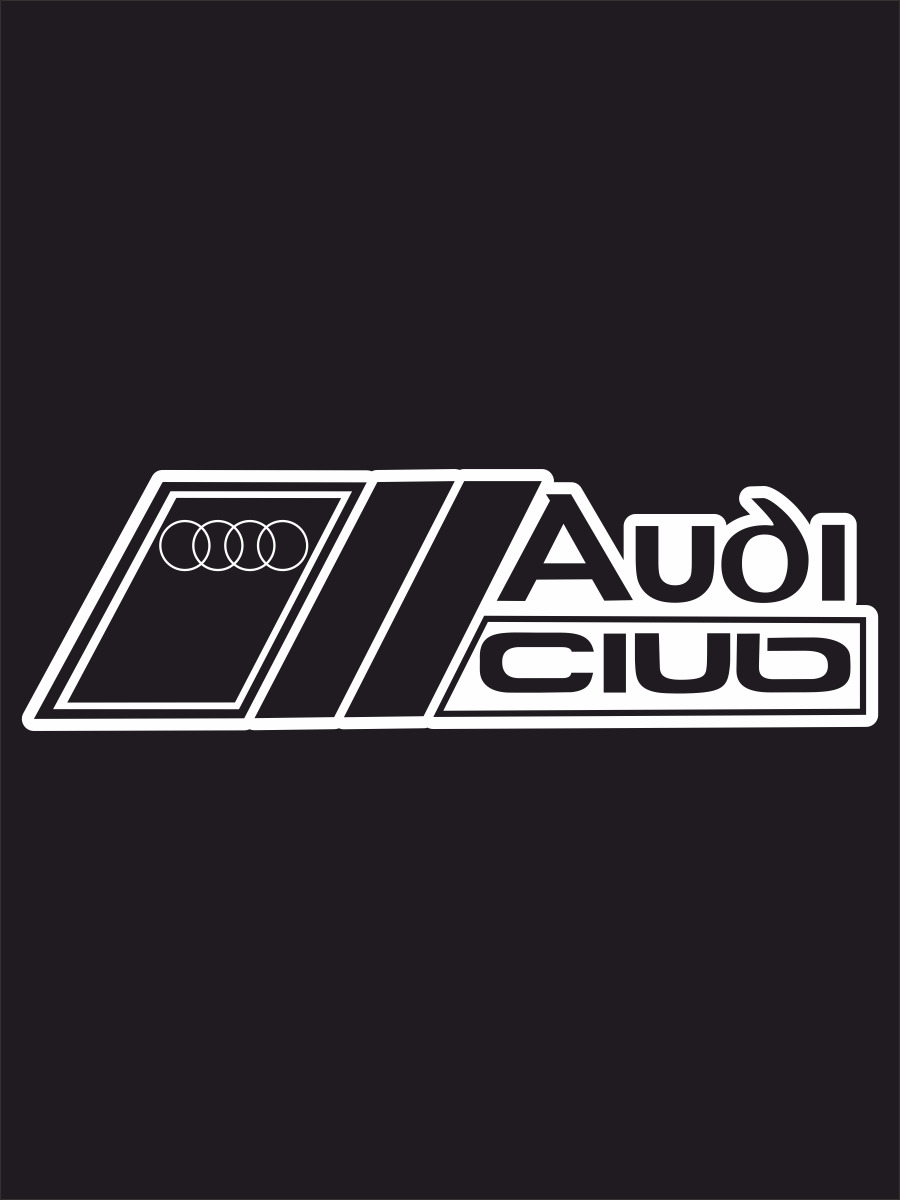 Наклейки на автомобиль, на авто, тюнинг авто - Audi club логотип 20х6см -  купить по выгодным ценам в интернет-магазине OZON (270843112)