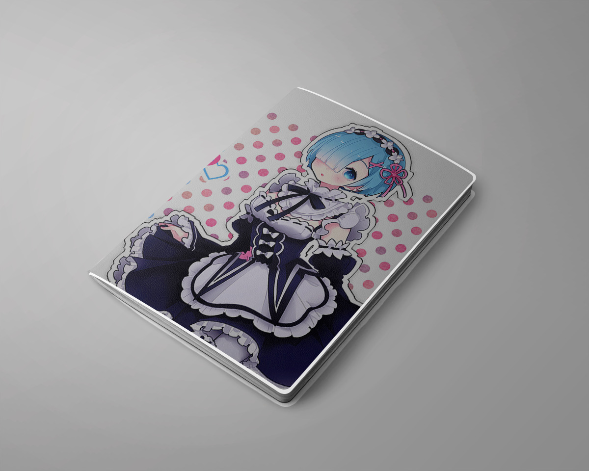 Обложка для документов, обложка для паспорта Re:Zero 01