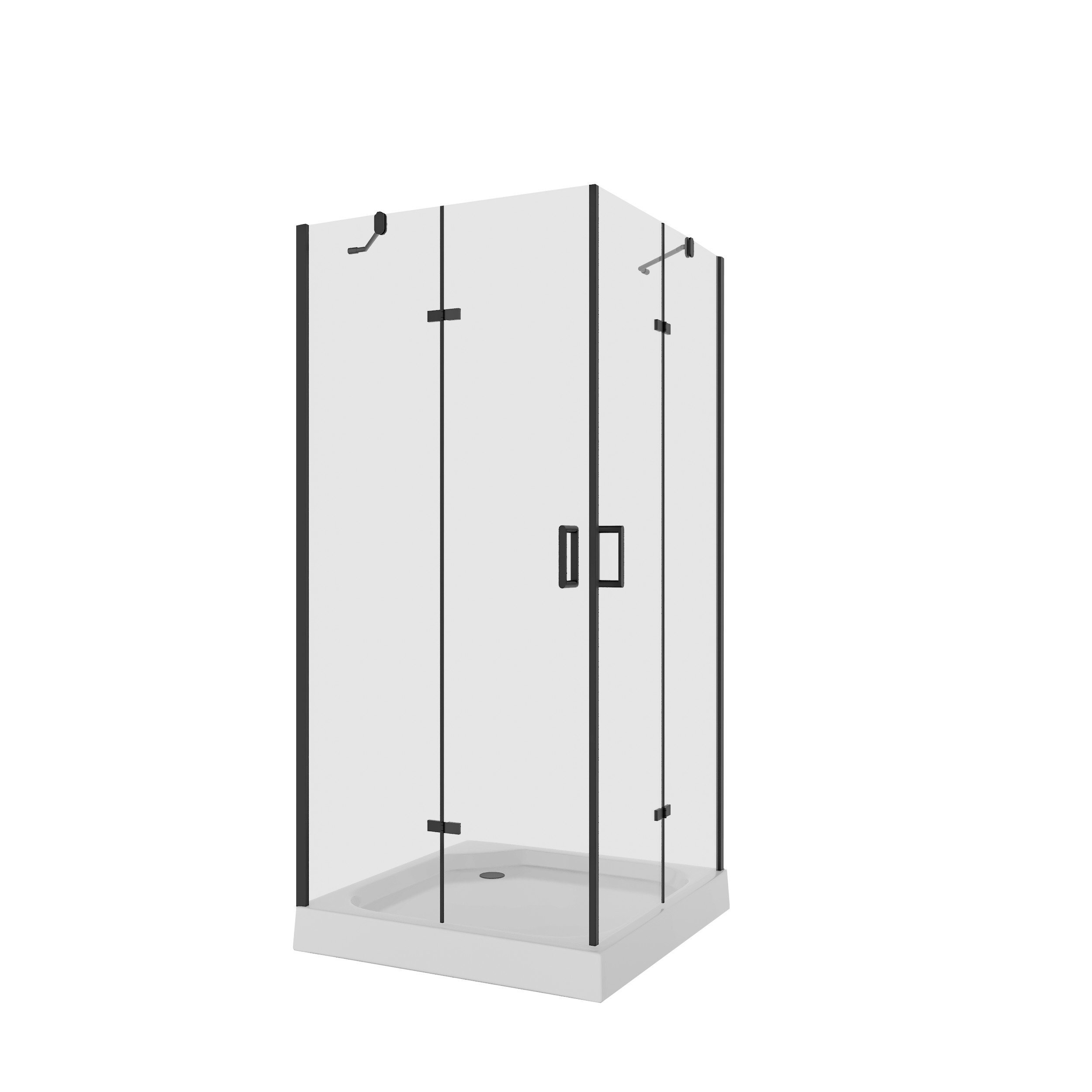 Ограждение для душевой кабины Niagara 100х100х190 см арт 68140811BLACK ...