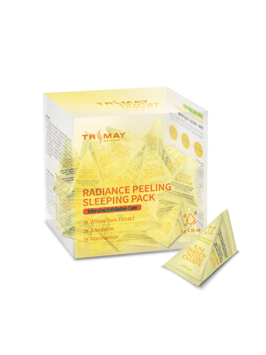 Trimay маски ночные. Ночная маска с ниацинамидом для сияния кожи trimay Radiance peeling sleeping Pack. Ночная маска для лица увлажняющая trimay Deep Hydro sleeping Pack(3 гр*20 шт). Radiance peeling sleeping Pack желтый способ применения.