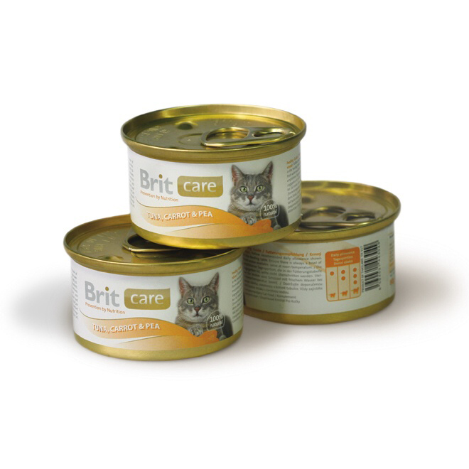 Brit Консервы д/кошек Brit Care Tuna 80г — купить в интернет-магазине ...