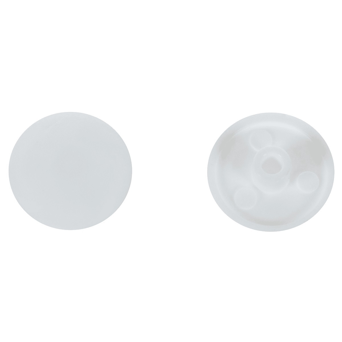 Заглушка на шуруп-стяжку PZ 7 мм полиэтилен цвет белый, 50шт 14240873