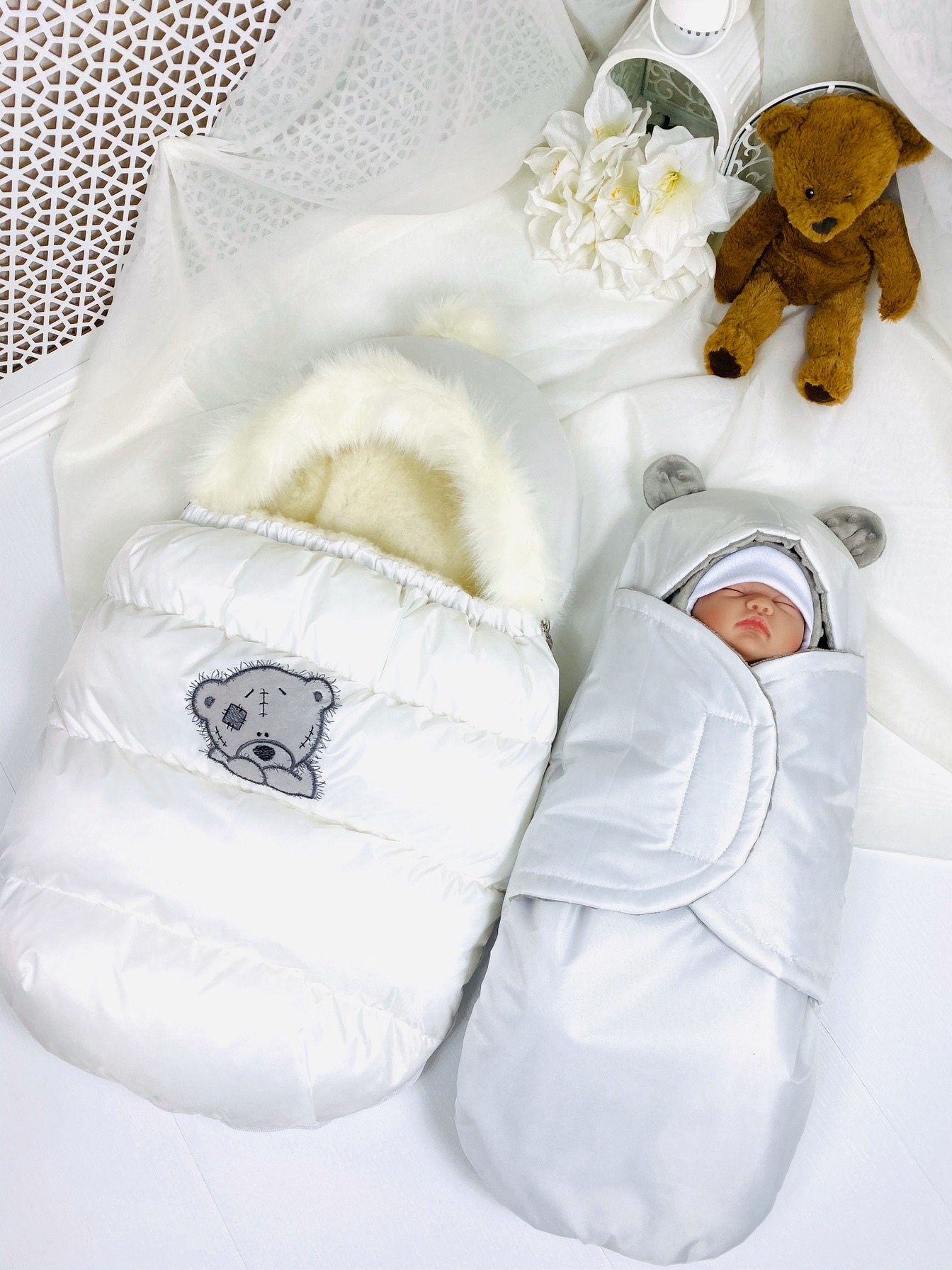 Комплект 4в1 зима для новорожденного