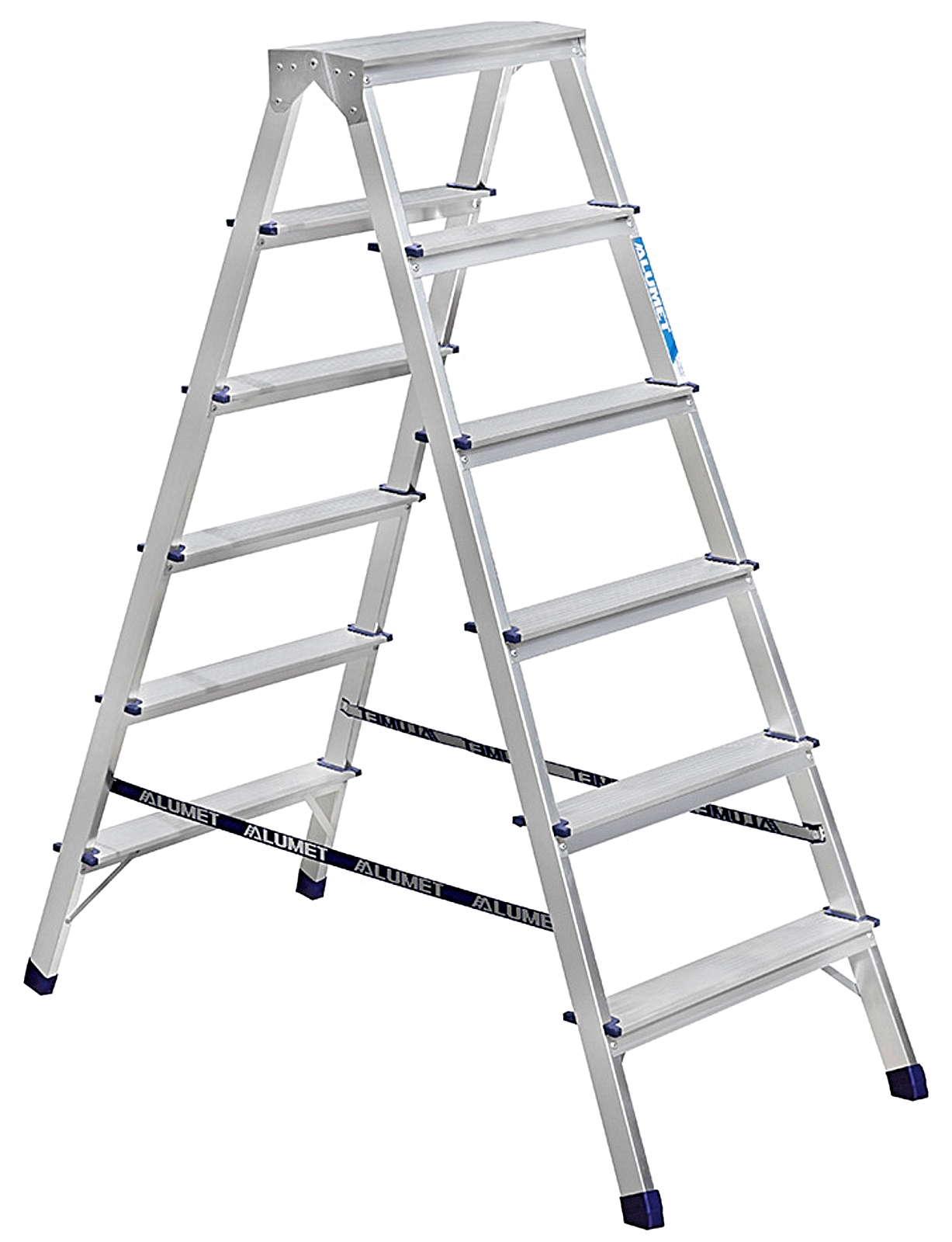 Стремянка алюминиевая 6 ступеней/приставная лестница/лестница-стремянка .