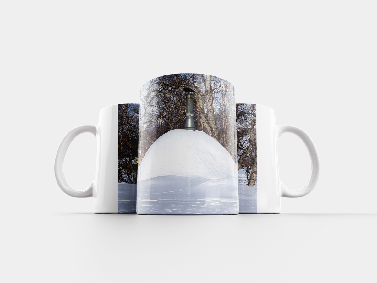 кружка зимний лес