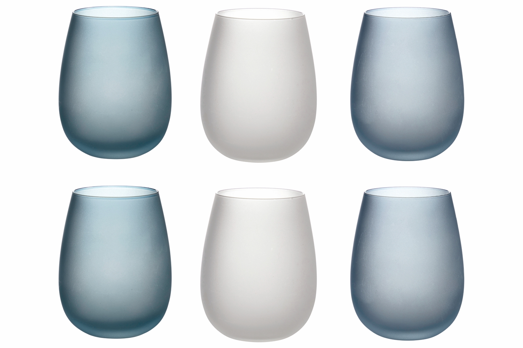 Blendo frosted glassware