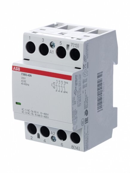 ABB Контактор 63А 400В 4P IP20, 1шт.