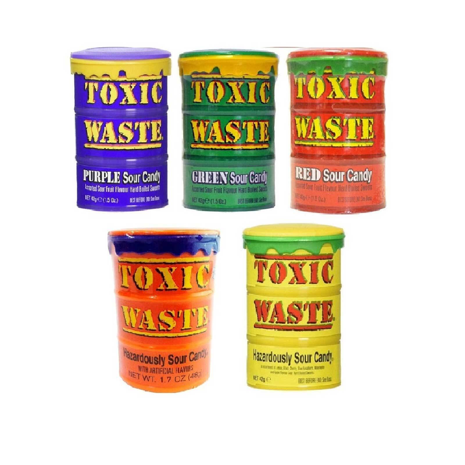 Супер кислые конфеты Toxic waste