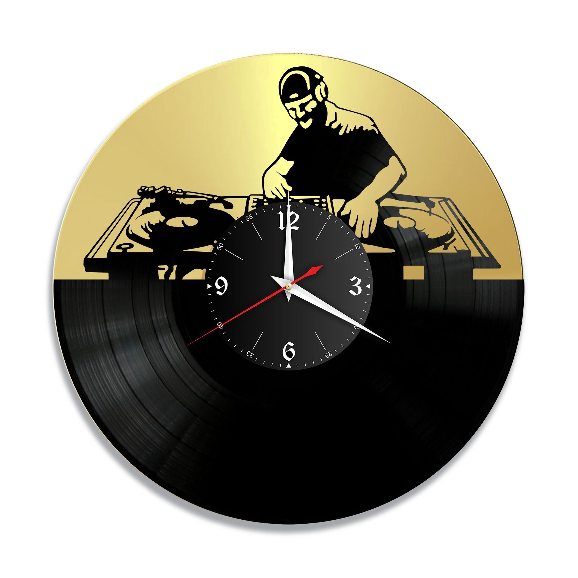 Час час dj. Часы из виниловых пластинок. пластинка крутится. часы из виниловой пластинки водолей на золотой подложке. крутится пластинка анимация.
