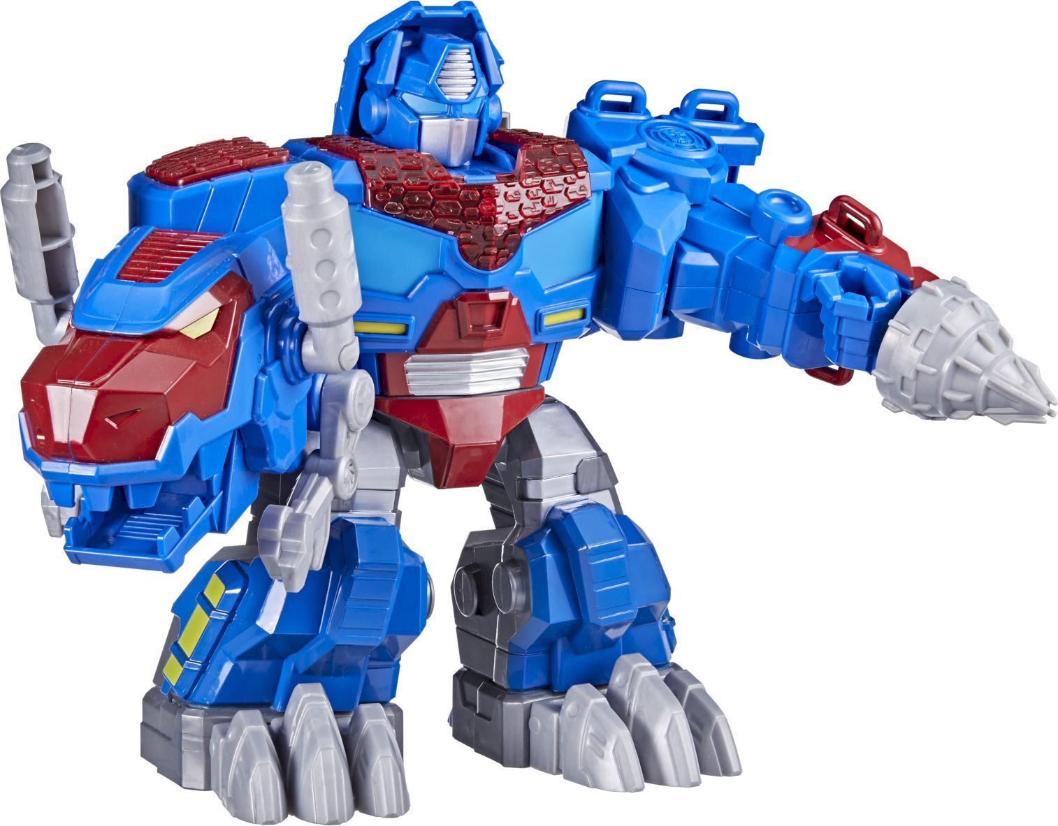 blue dinosaur transformer