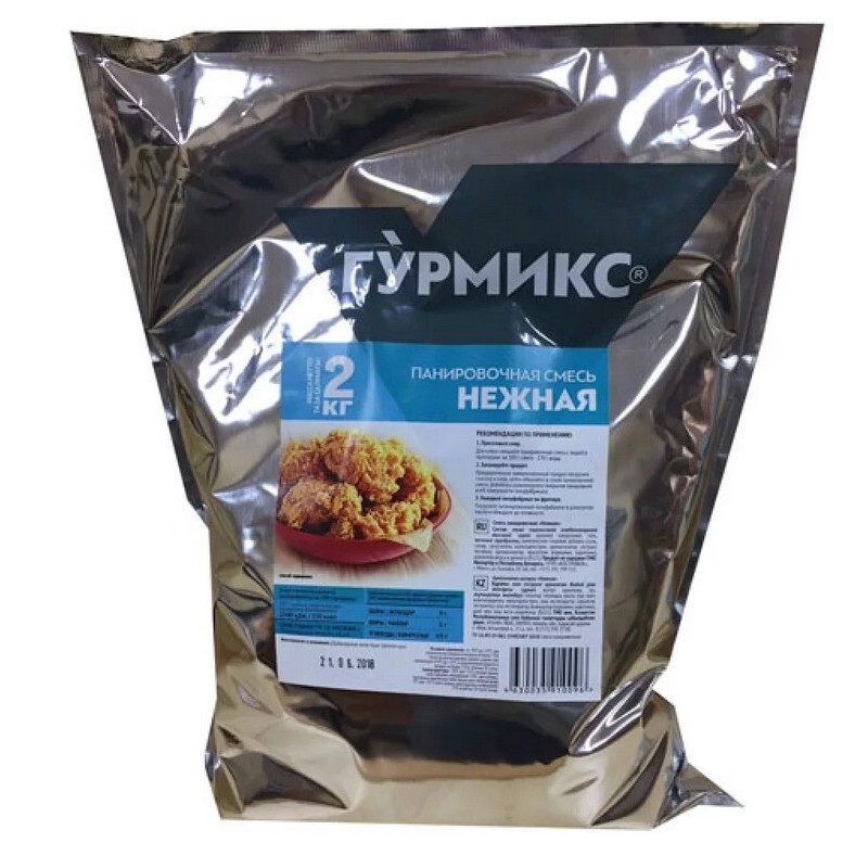 Панировочная смесь Нежная 2кг, Гурмикс — купить в интернет-магазине ...