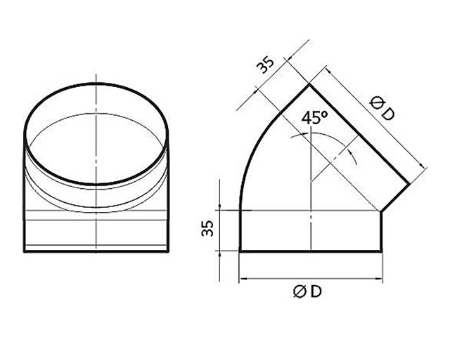 Диаметром под углом 45. Колено для круглых воздуховодов era пластиковое d125 мм 45°. Отвод era 12,5ккп 125 мм. Круглое колено era 10ккп. Колено era 10ккп 45°.