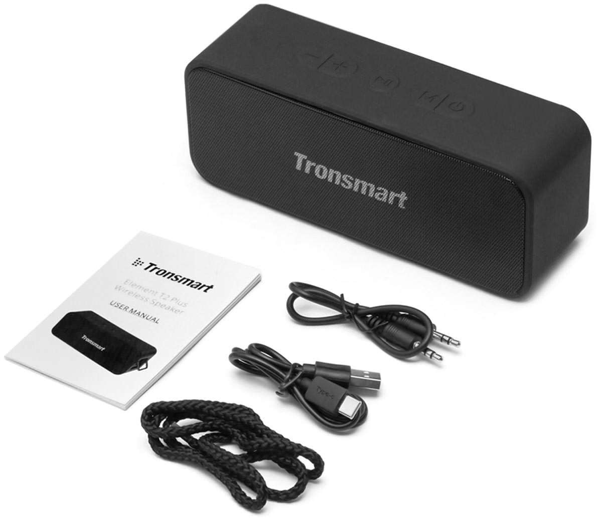 Беспроводная колонка Tronsmart Element T2 Plus 20W black - купить по  доступным ценам в интернет-магазине OZON (177022748)