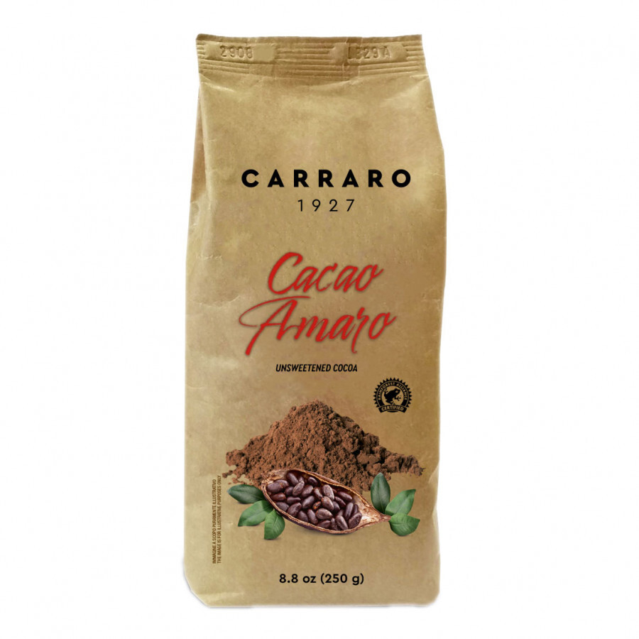 Carraro Cacao Amaro (Какао Амаро), крафт пакет, 250г — купить в ...