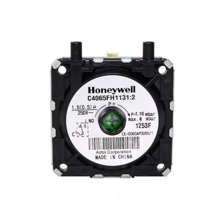 Реле давления дыма (прессостат) Honeywell C6065 FH1292:2 Р 1.30 mbar max 6 mbar Реле давления дыма (прессостат