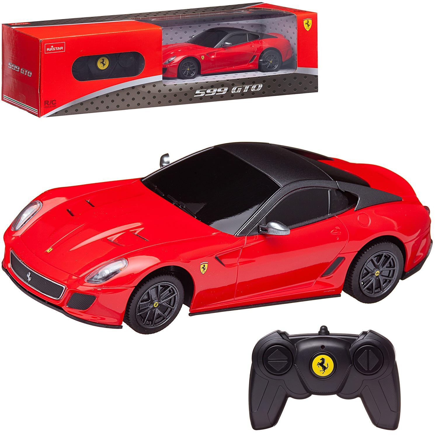 Машина р/у 1:24 Ferrari 599 GTO, цвет красный - купить с доставкой по  выгодным ценам в интернет-магазине OZON (524227802)