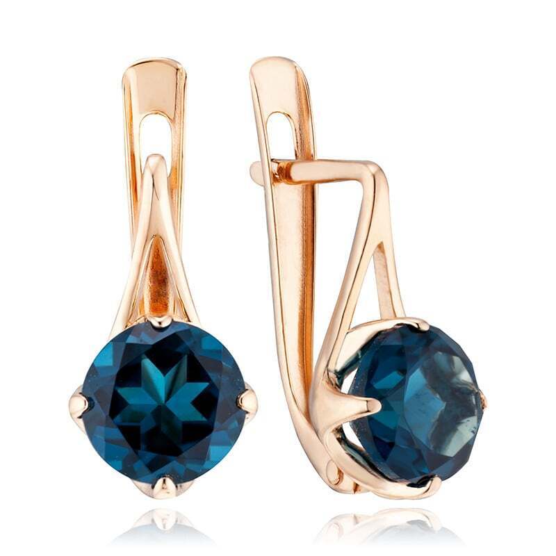 Ювелир Карат Серьги 1625386ТЛС — купить в интернет-магазине OZON с ...