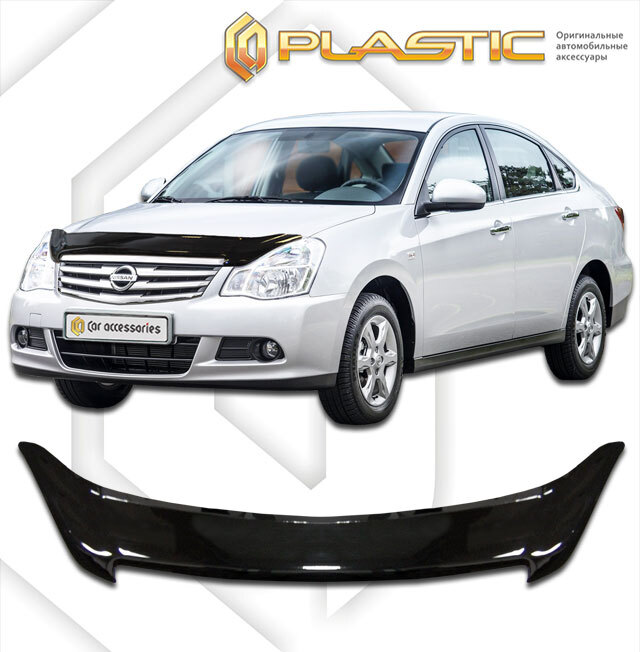 NissanAlmera2012н.в.Дефлекторкапота(спойлеркапота)Classicчерный