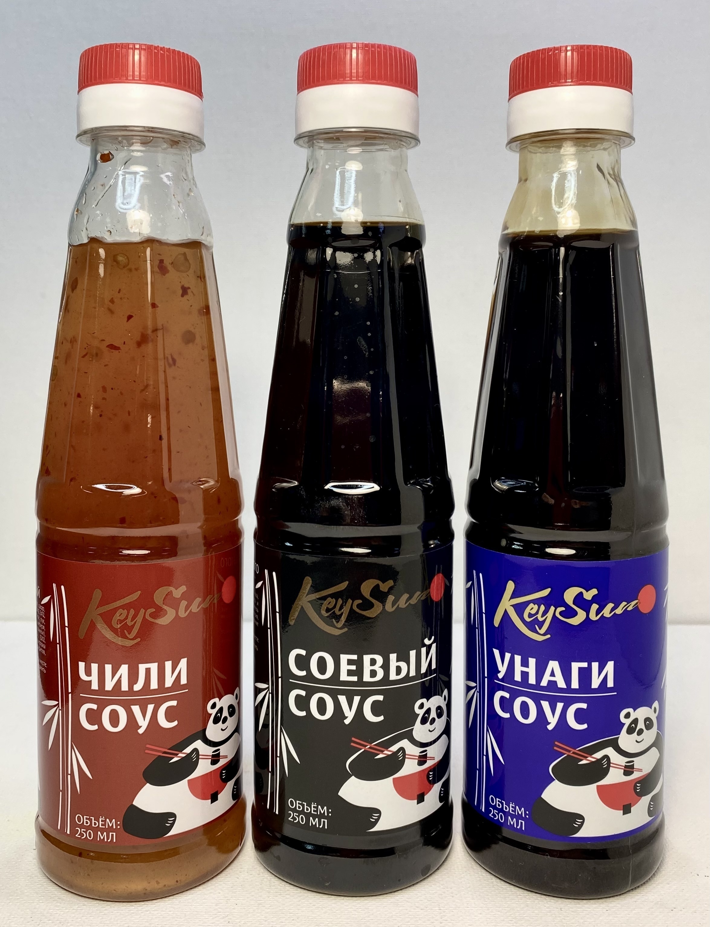 Набор соусов "KeySun" (ЧИЛИ, СОЕВЫЙ, УНАГИ) — купить в интернет ...