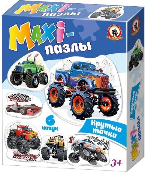 MAXI-пазлы Русский стиль Крутые тачки — купить в интернет-магазине OZON ...
