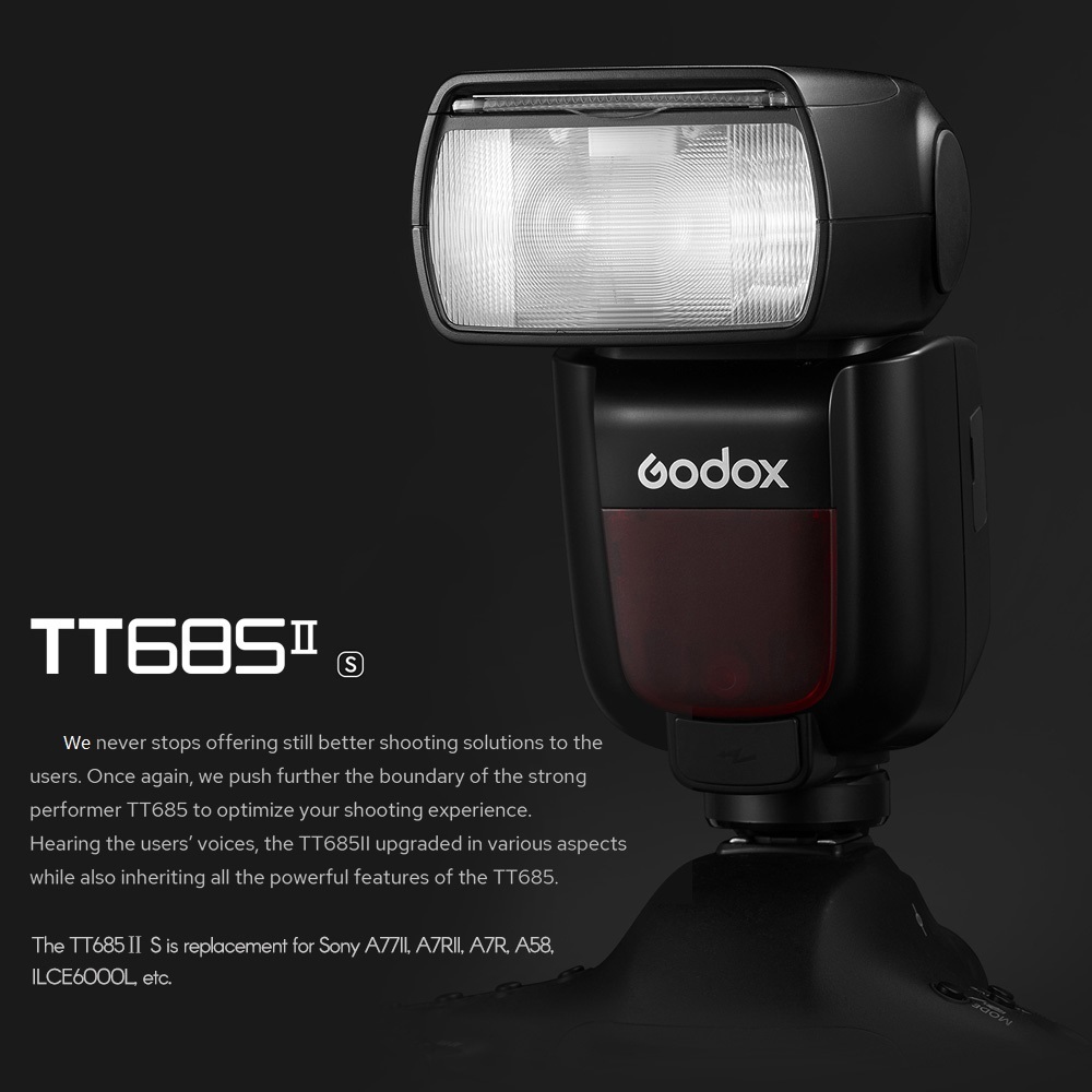 Godox Thinklite TT685IIS TTL Встроенная вспышка Speedlight 2.4G Wirelss X System