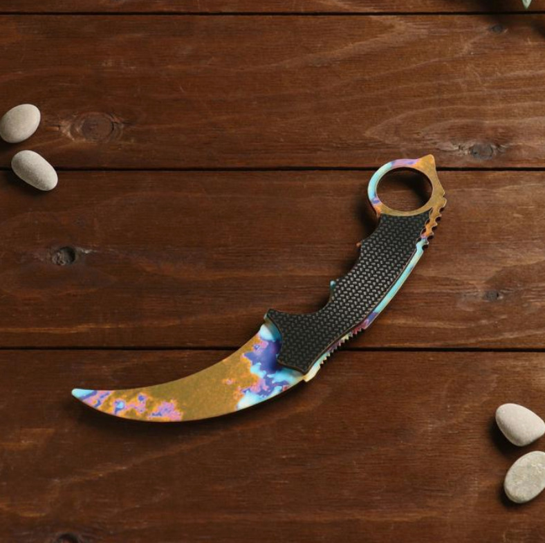 Деревянный нож Керамбит КС ГО / из дерева / Karambit CS GO / Case ...