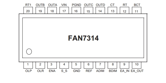 Fan7314 схема включения