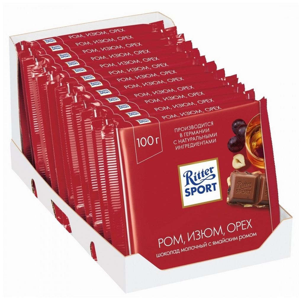 Шоколад молочный Ritter Sport 