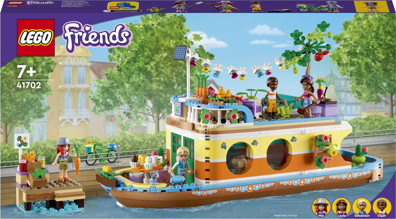 Конструктор LEGO Friends Плавучий дом на канале, 737 деталей, 7+, 41702 -  купить с доставкой по выгодным ценам в интернет-магазине OZON (379671986)