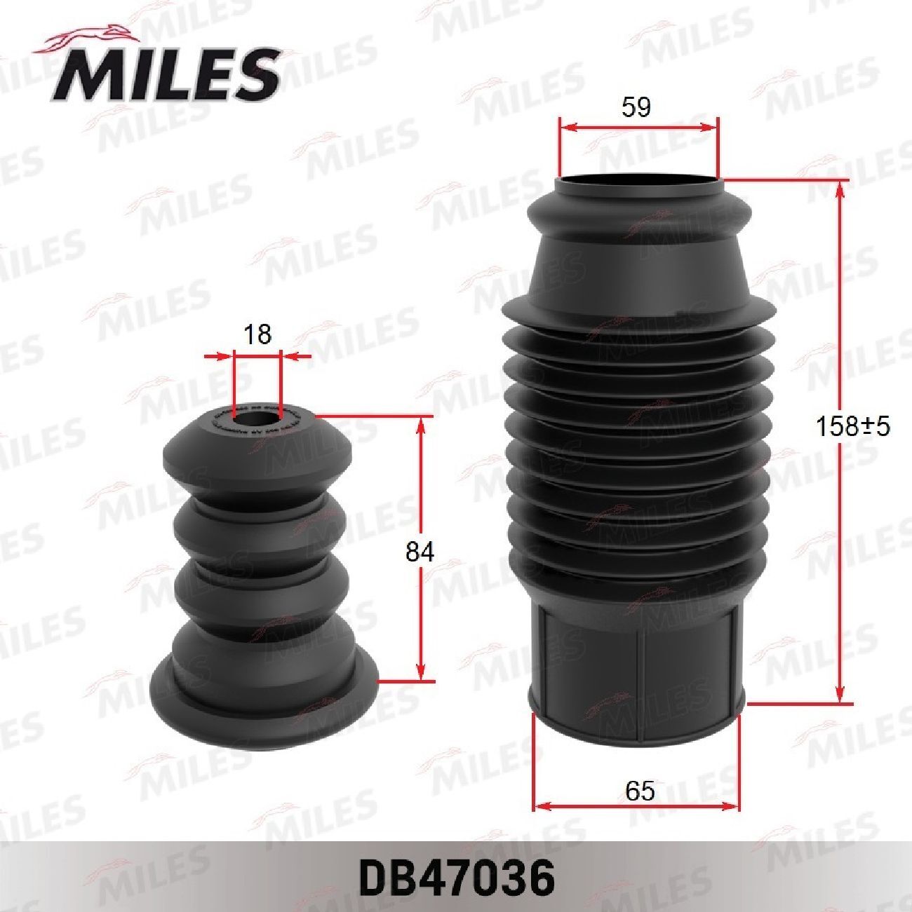 Пылезащитный комплект, MILES DB47036