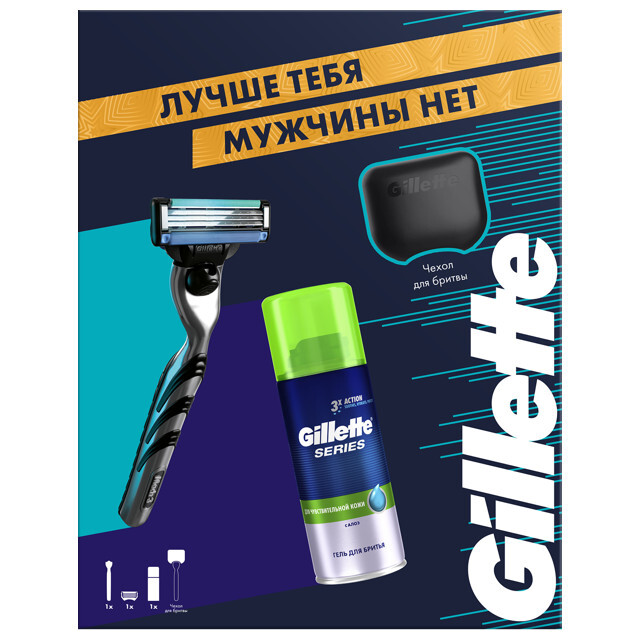 Gillette mach3 гель для бритья состав