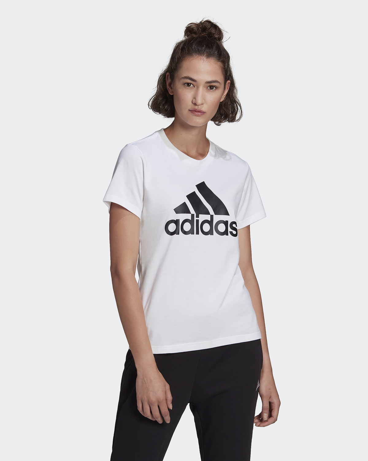 Adidas white cheap tee women's