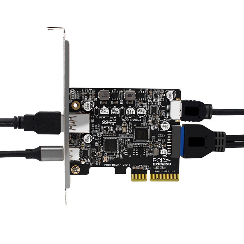 PCIE3.0наUSB3.2портType-CпереднийType-E19P20PFull-I