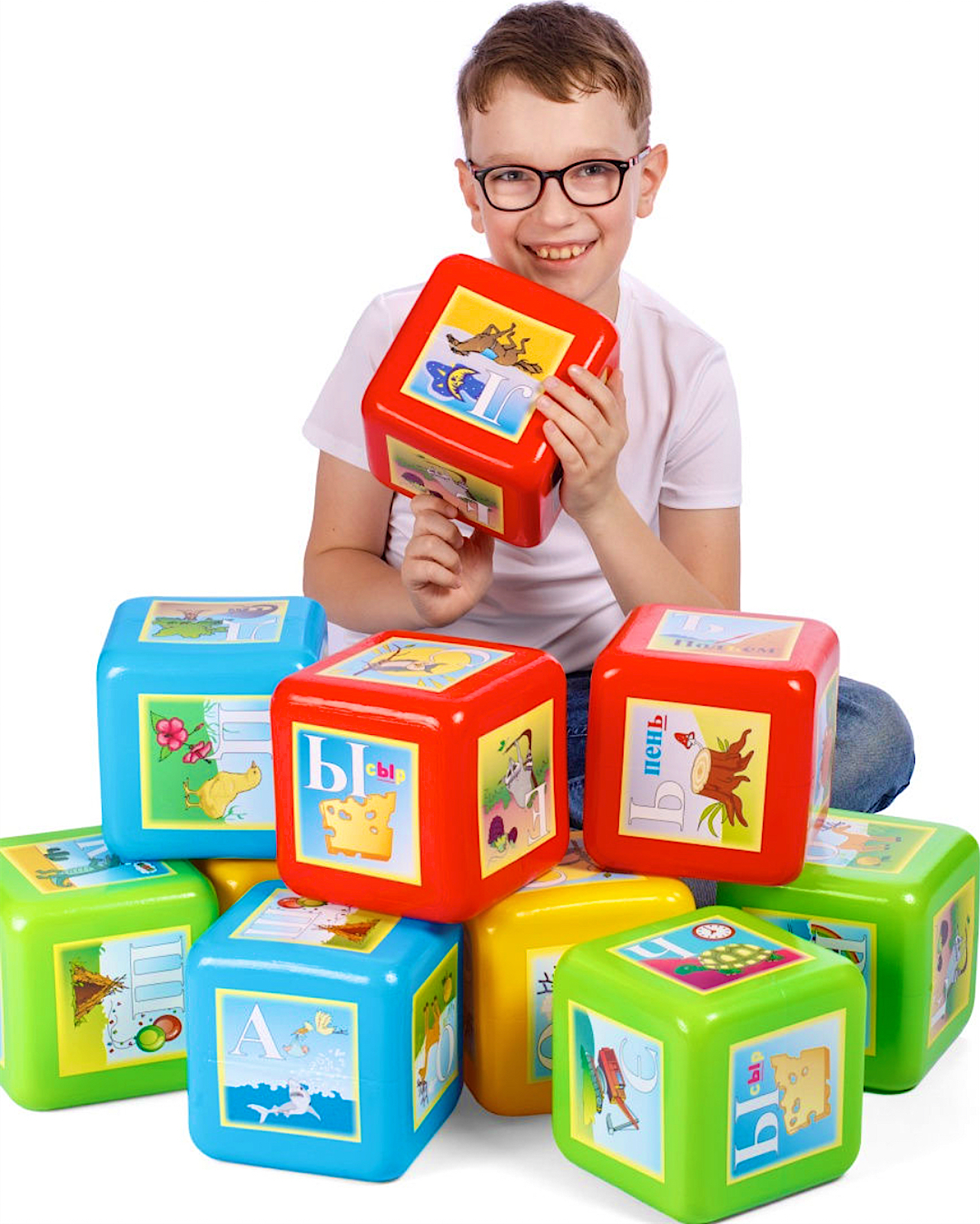 Кубики Юг-пласт XL, 12 кубиков