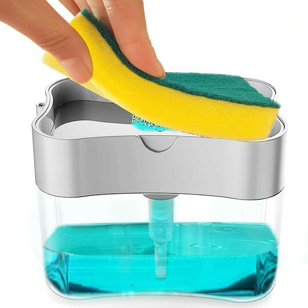 Dispenser Soap Pump Sponge Caddy