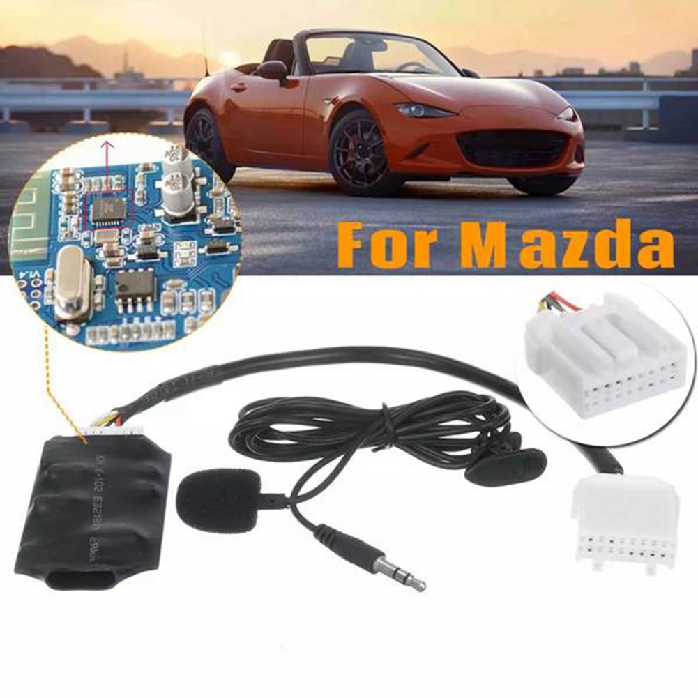 Кабель Bluetooth 5.0 с микрофонным адаптером для Mazda M2 M3 M5 M6