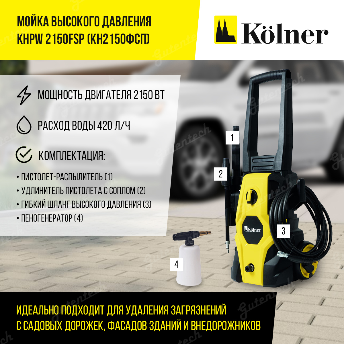 Мойка Высокого Давления Kolner Купить