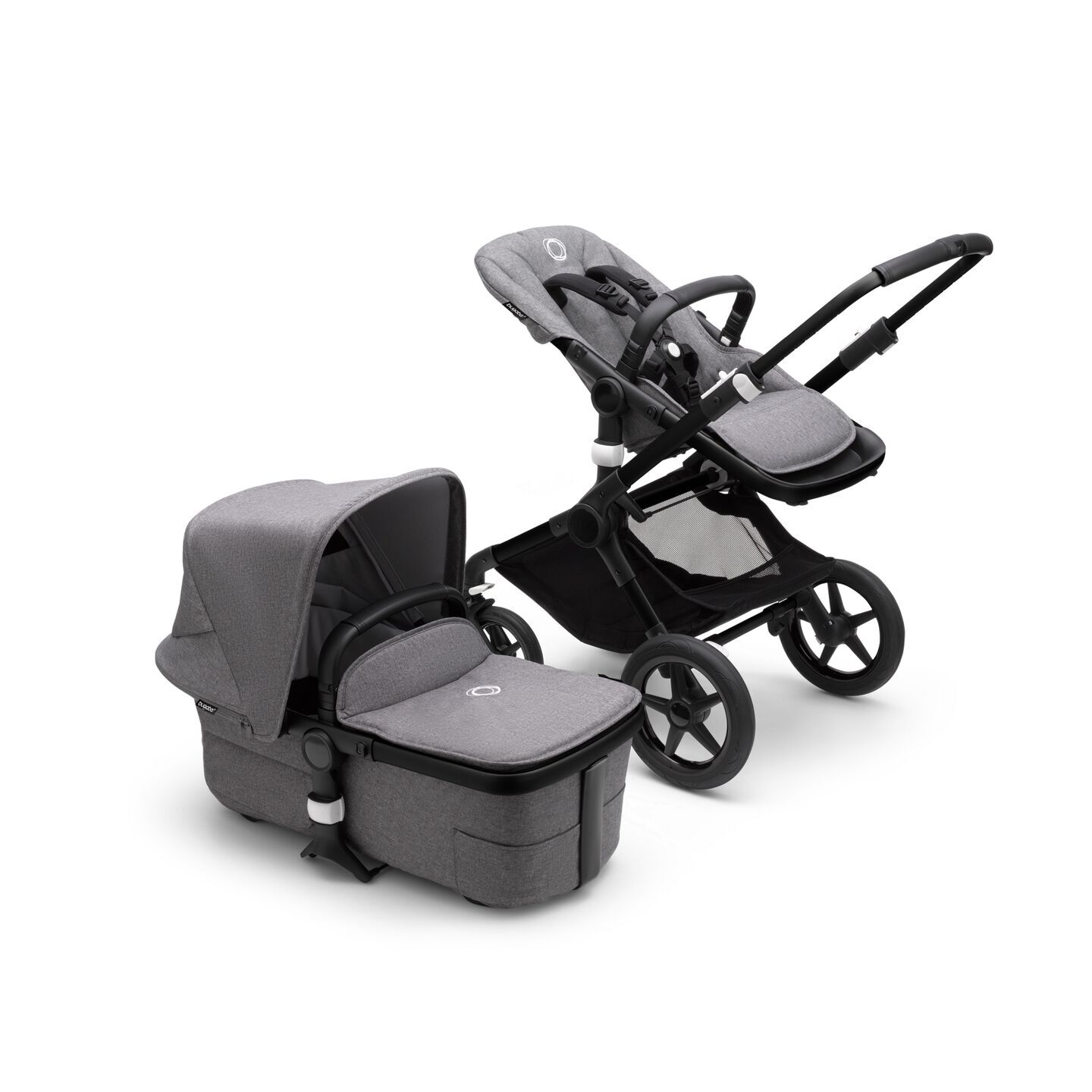 Bugaboo Fox 3 Black Grey Melange Grey Melange OZON 1151763888