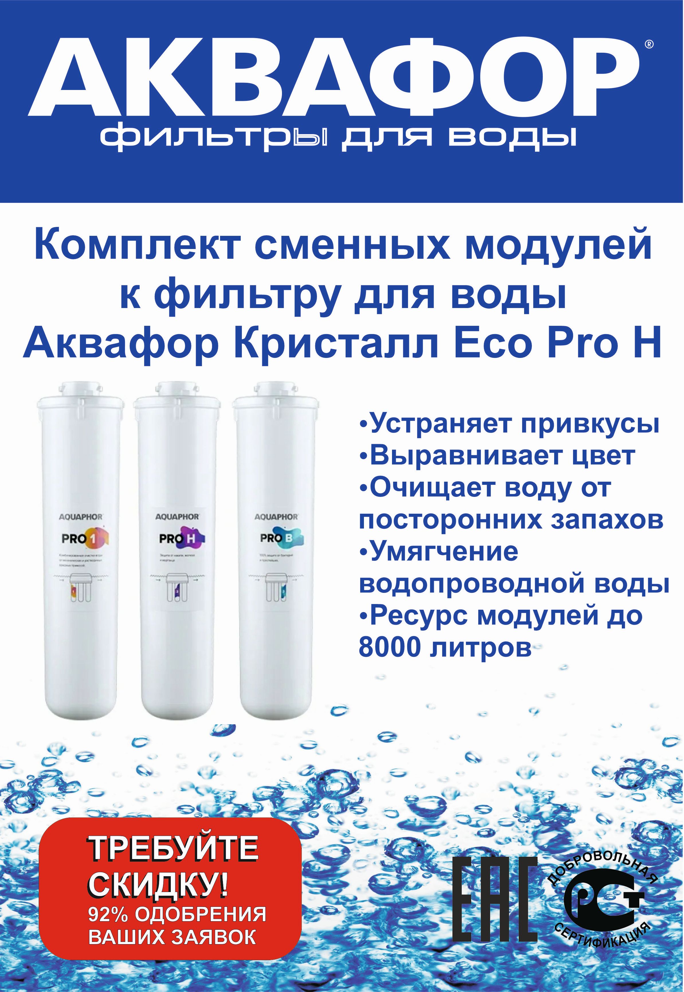 Сменный модуль аквафор кристалл эко н. Аквафор eco н pro.