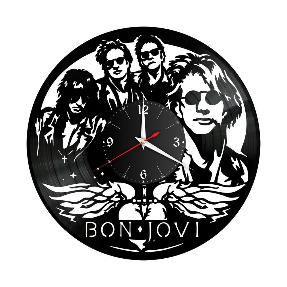 Часы из пластинки bon Jovi