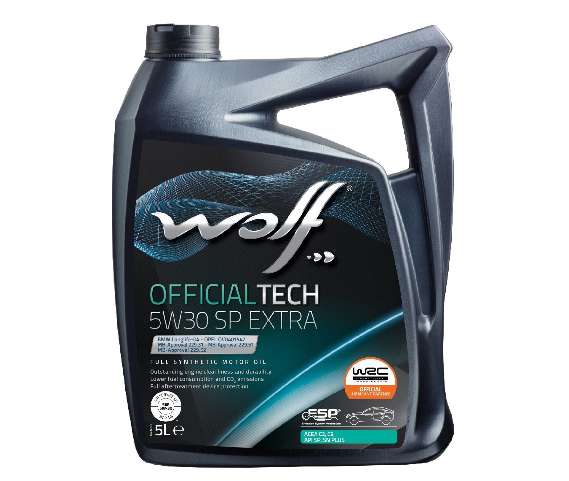 Моторное масло Wolf 5W-30 Синтетическое 4 л
