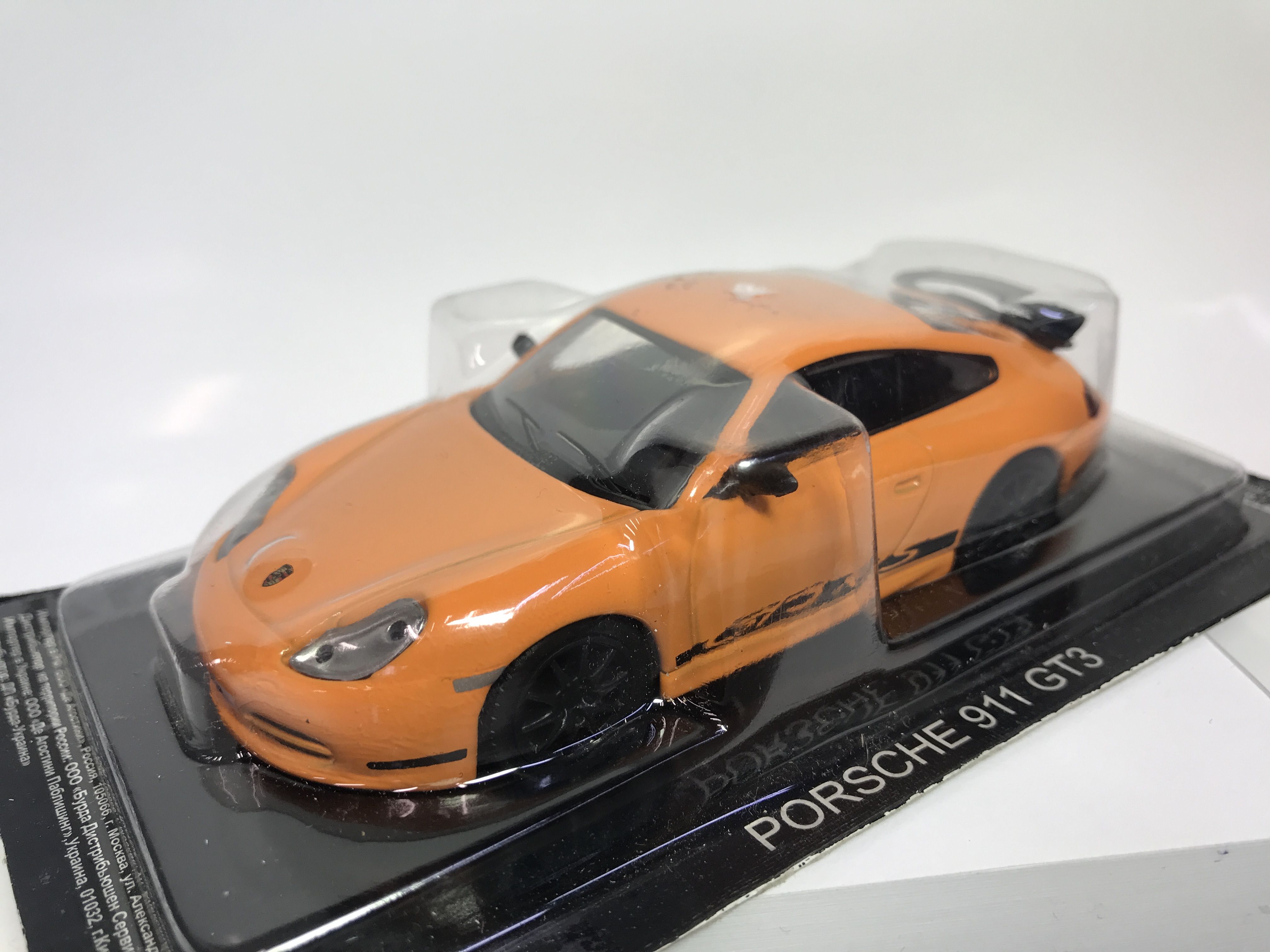 Модель коллекционная автомобиля Porsche 911 GT3 / масштаб 1:43 - купить с  доставкой по выгодным ценам в интернет-магазине OZON (700956577)