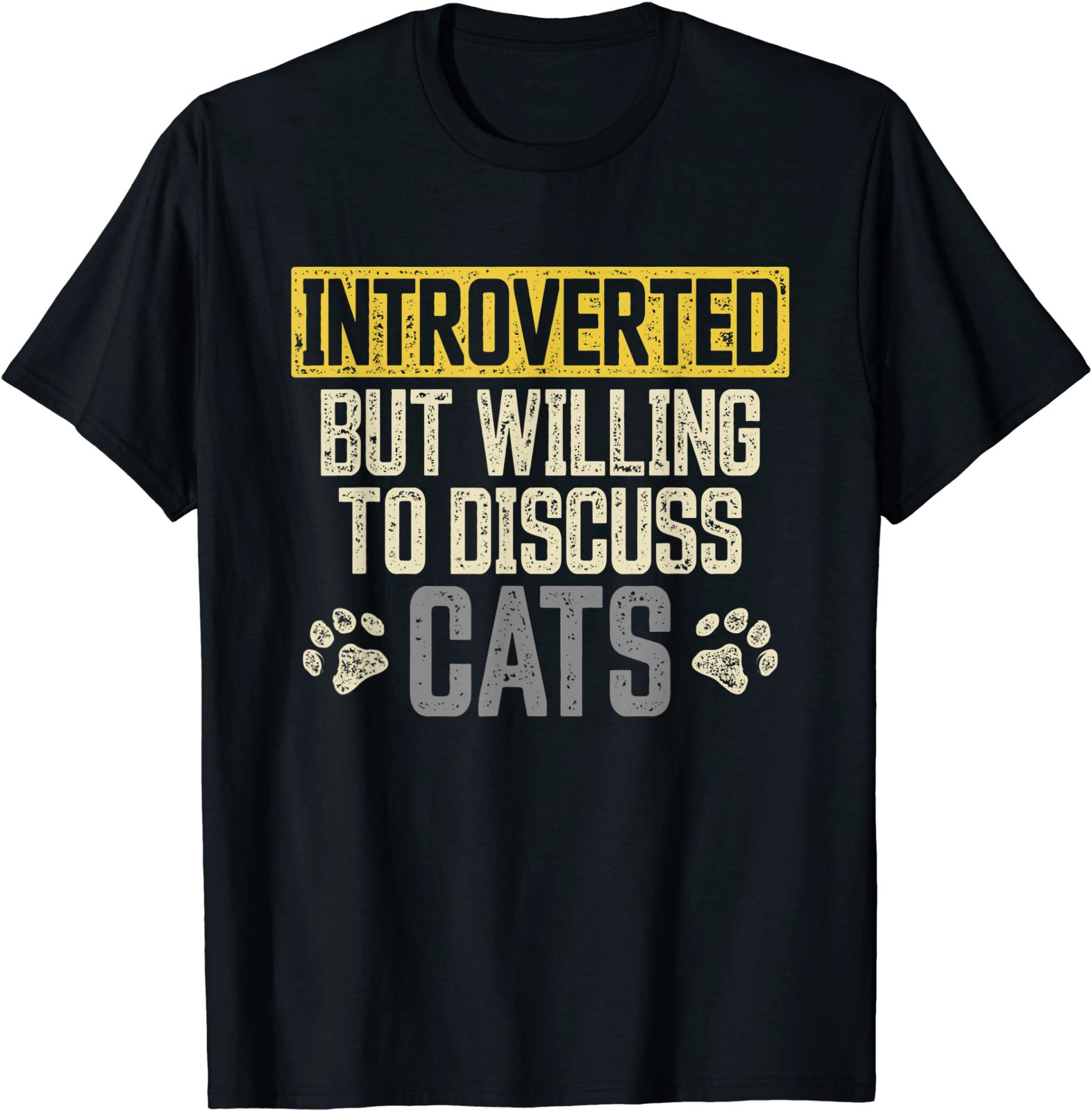 Introvert but willing to discuss cats